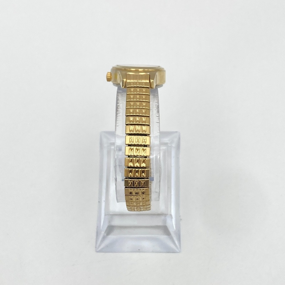 Timex Women's Watch 20mm Gold Tone Stretch Band Round New Battery SMALL 6" 2006 - Picture 7 of 14